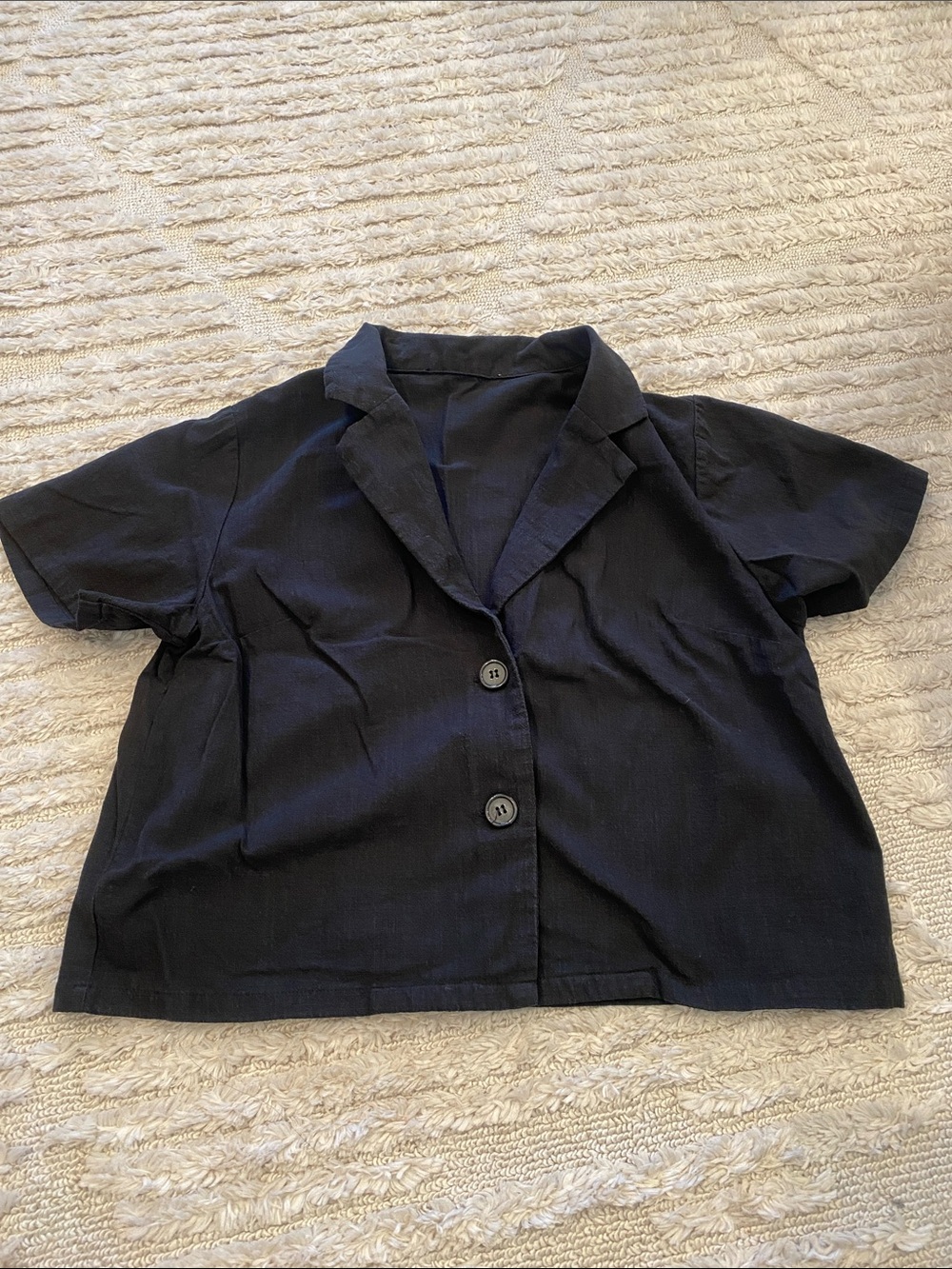 Zara Linen Blend Top Sz S